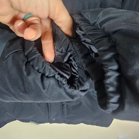 Eddie Bauer Mens Goose Down Puffer Jacket Sz L Black EB550 Fill Gorpcore - Picture 4 of 13